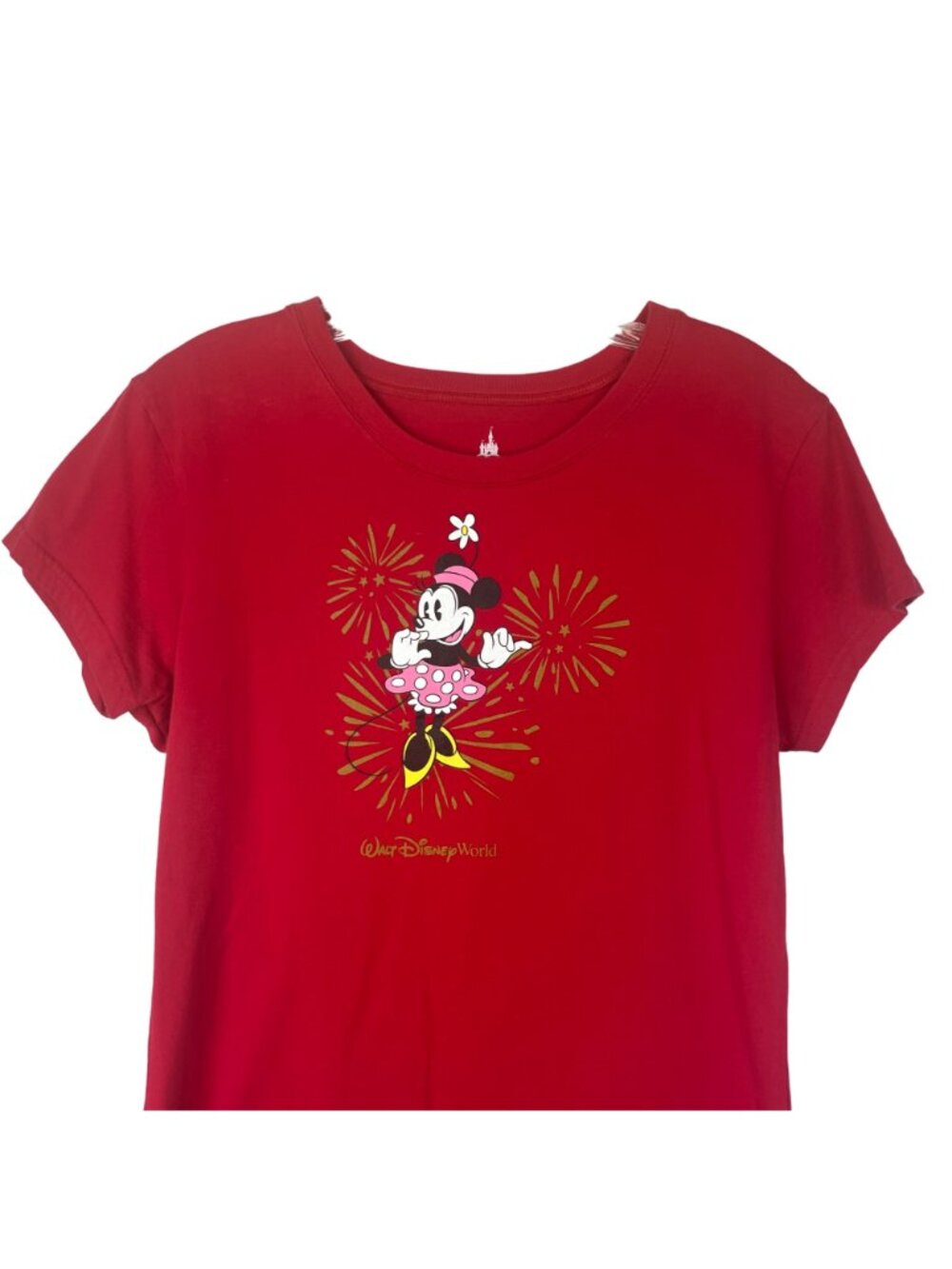 Walt Disney World Minnie Mouse Tshirt Large Red Disney Park Exclusive - Picture 3 of 8
